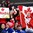 BUFFALO, NEW YORK - DECEMBER 30: Canadian hockey fans cheer on their team against Denmark during the preliminary round of the 2018 IIHF World Junior Championship. (Photo by Andrea Cardin/HHOF-IIHF Images)

